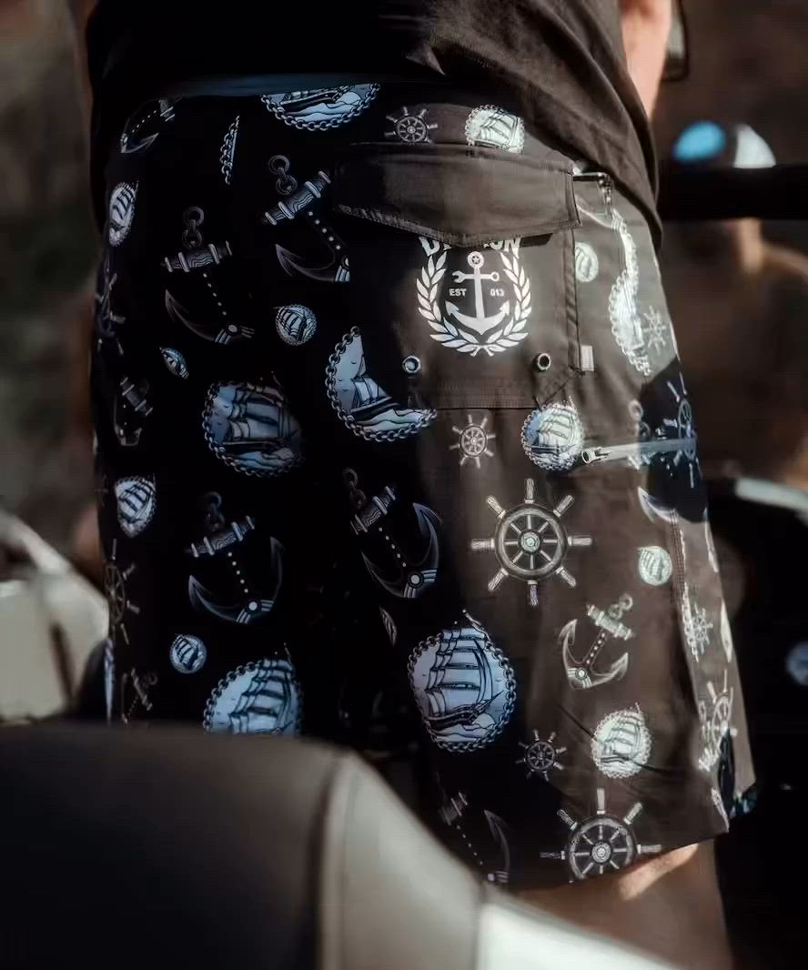 Serape Boardshorts - Red, White & Blue | Dixxon 2025