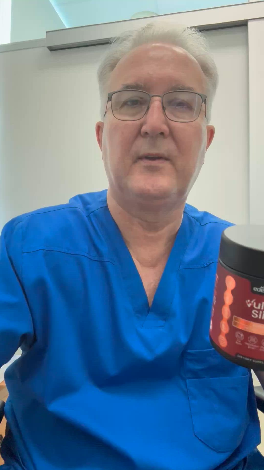 Scott D. — verified VulcanSlim customer holding the bottle