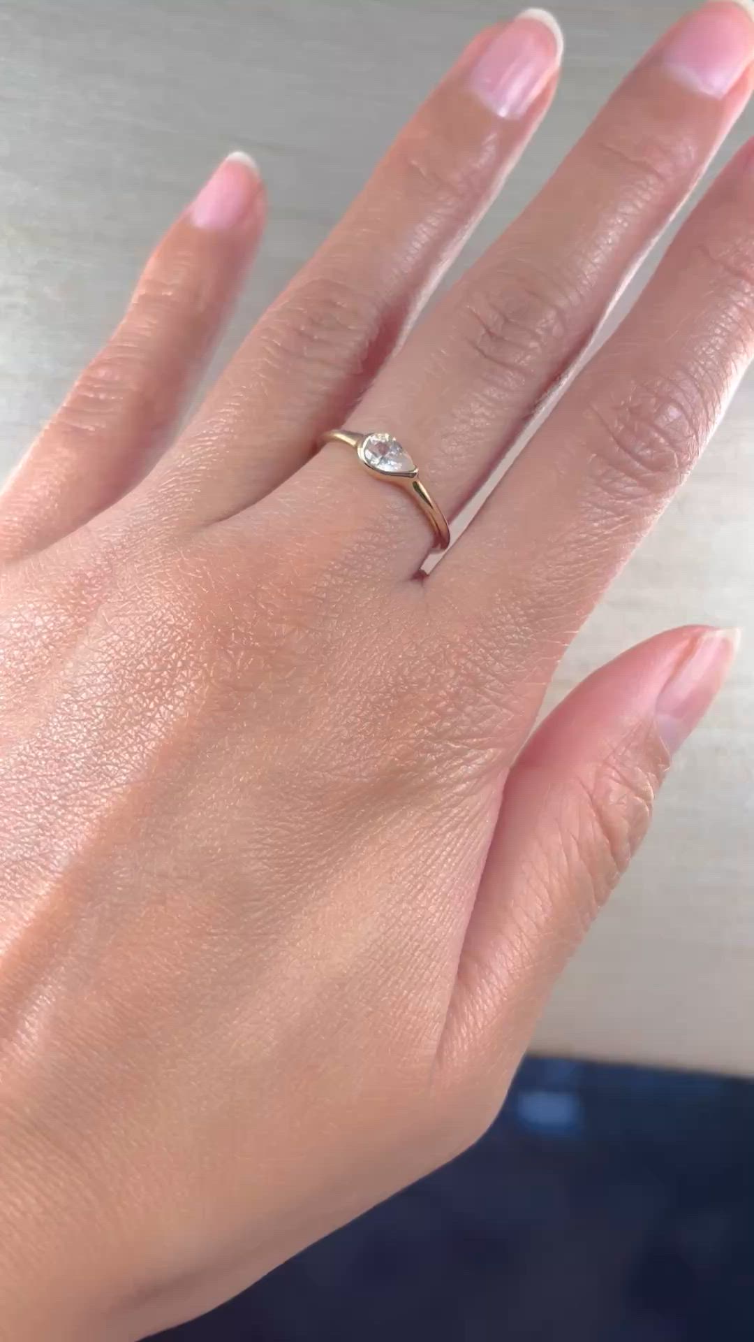 Solid Gold Zephyr Ring — GLDN