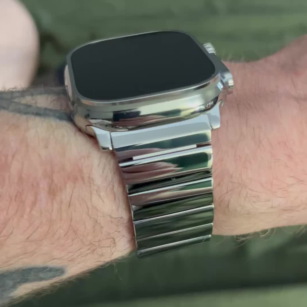 Steel Band - 46mm/49mm | Silver Hardware | NOMAD®
