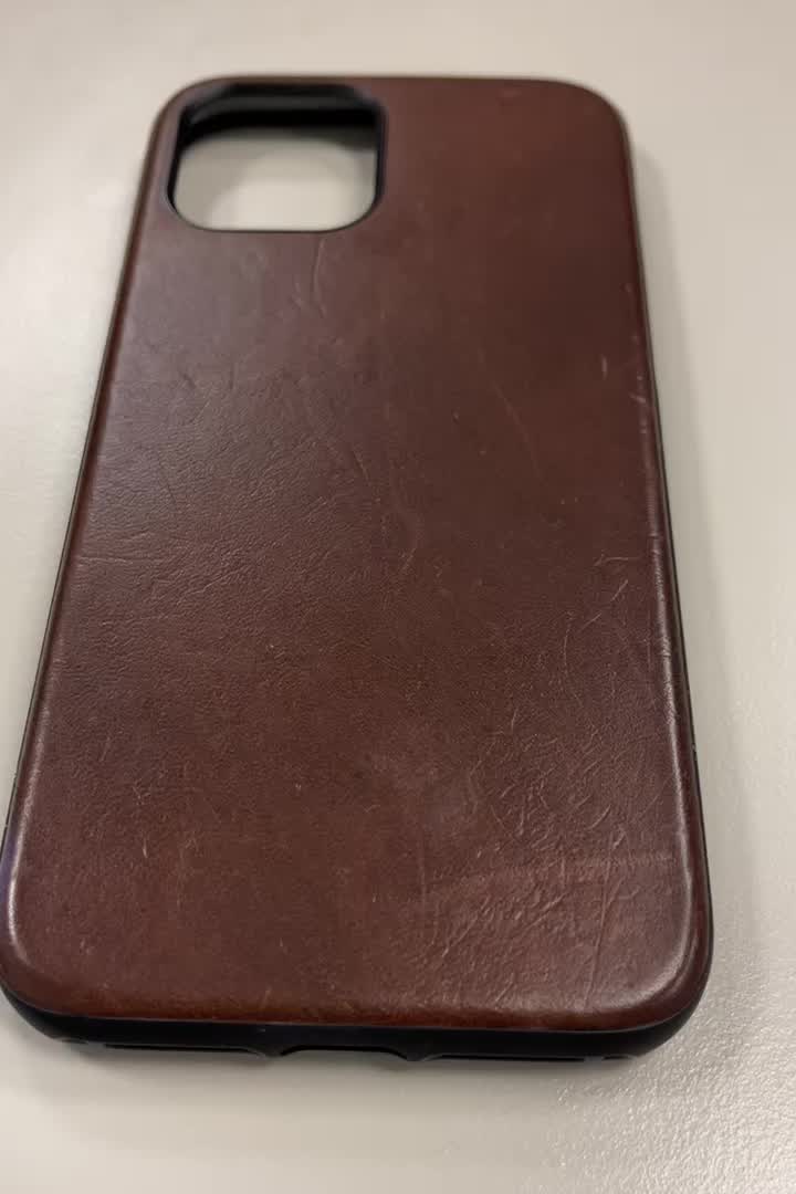 Modern Leather Case - iPhone 12 Pro Max | Rustic Brown