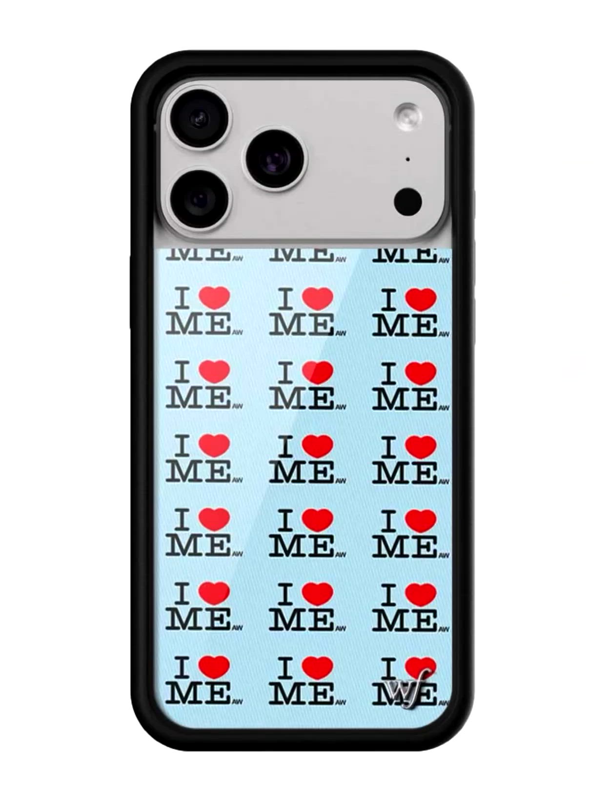 I Heart Me | Blue iPhone 17 Pro Case – Wildflower Cases