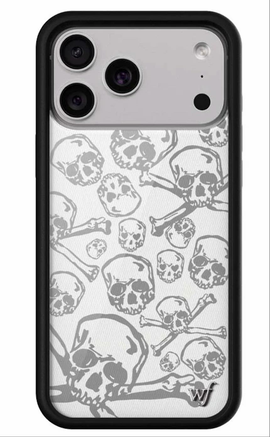 Skull Girl iPhone 17 Pro Max Case – Wildflower Cases