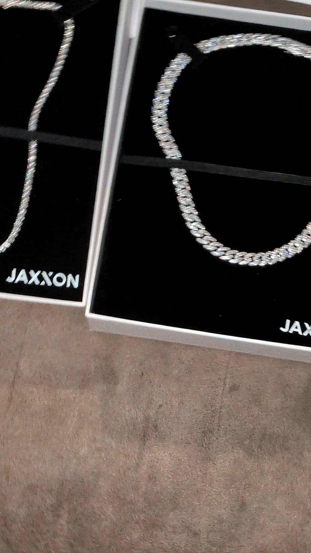 Iced Chain Stack Silver