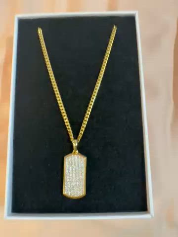 Iced Out Capitol Pendant