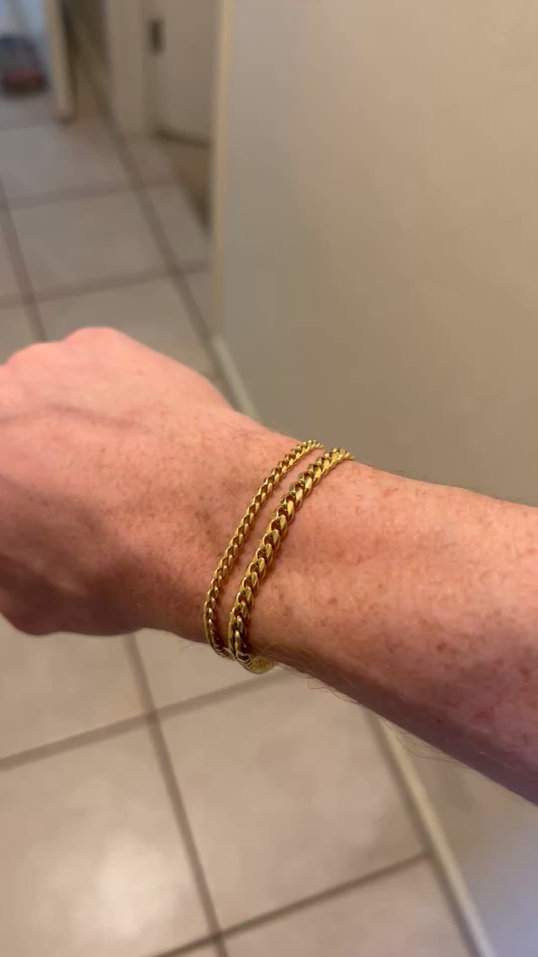 Cuban Link Bracelet Stack
