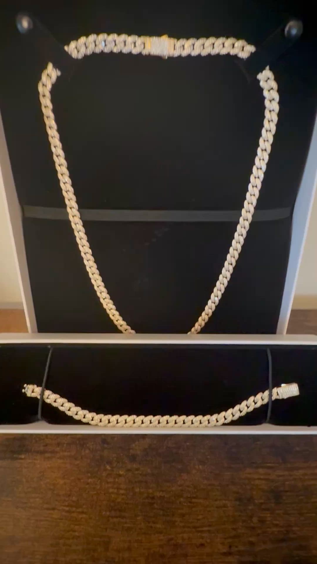 Iced Out Cuban Set 8mm