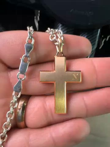 Mosaic Cross Pendant