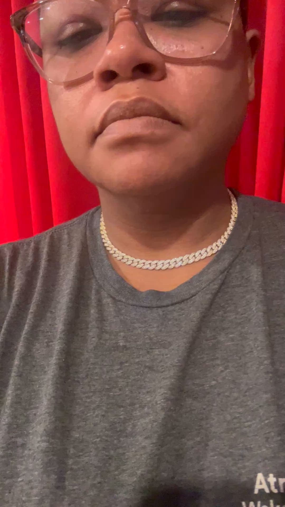 Women's Iced Out Cuban Link Chain 8mm