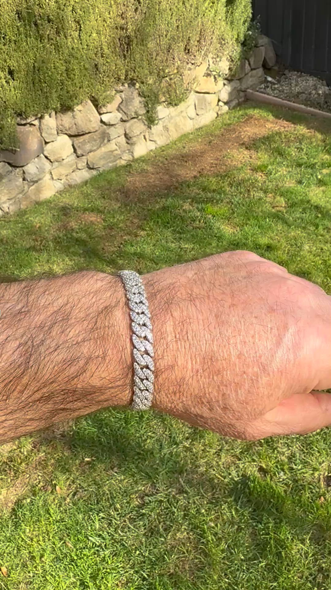 Iced Out Cuban Link Bracelet 10mm