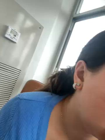 Women's Cuban Link Earrings - Silver