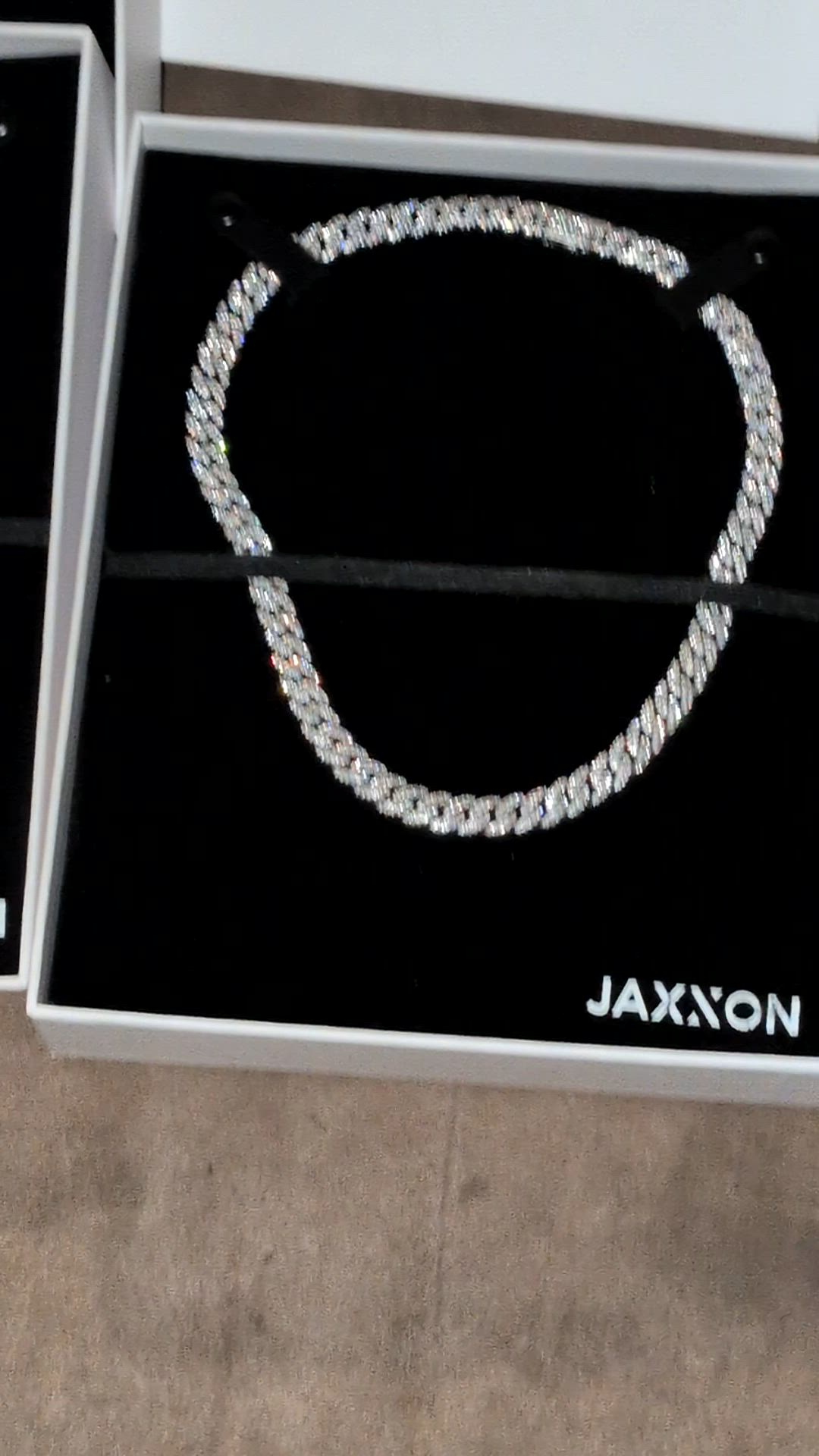 Iced Chain Stack Silver