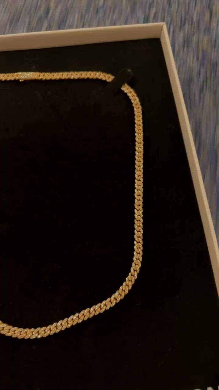 Women's Iced Out Cuban Set 5mm