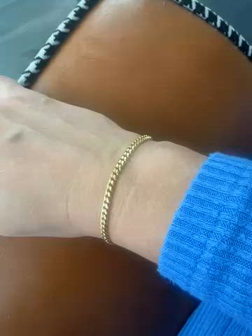 Women's Cuban Link Bracelet 3mm