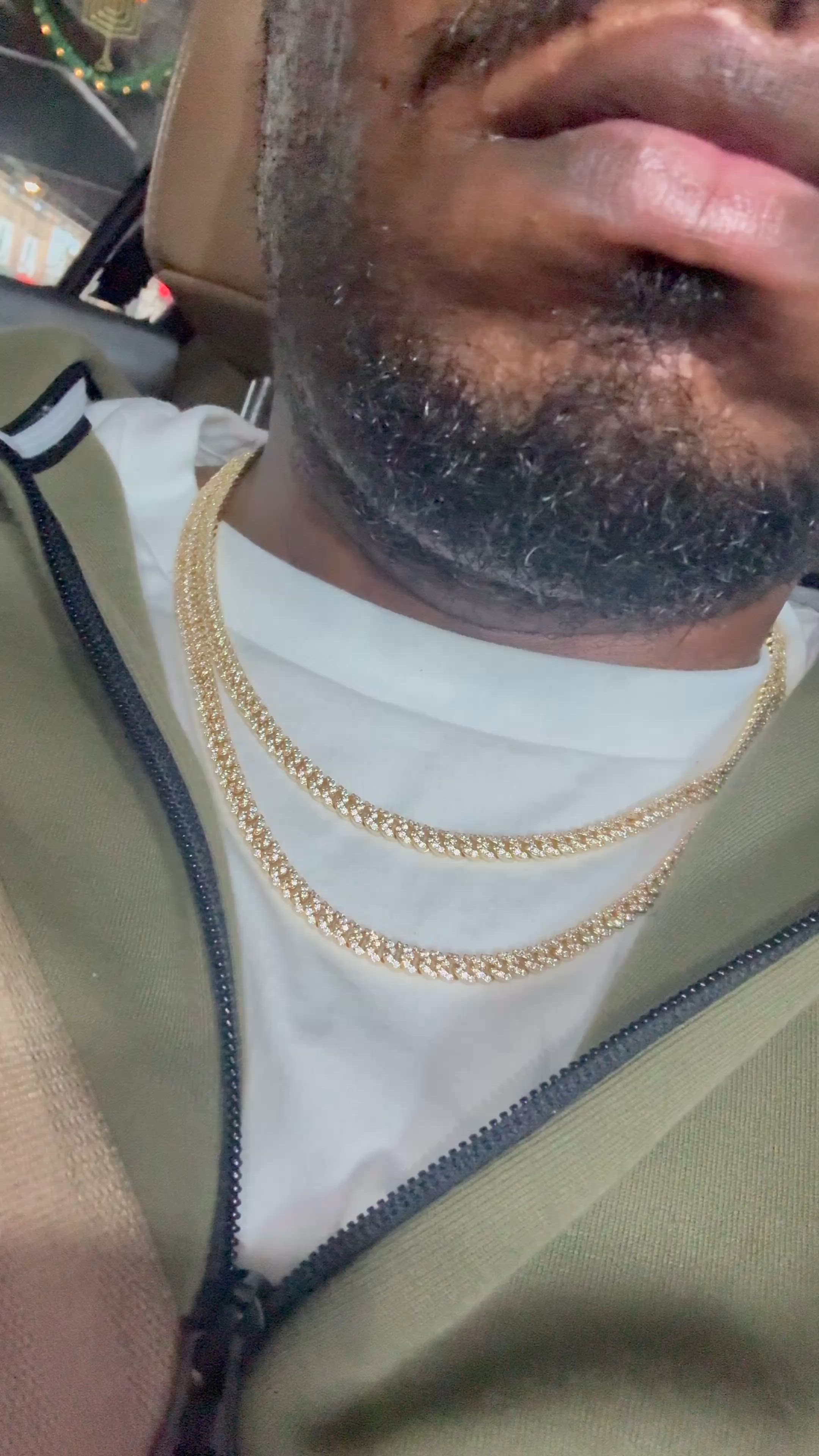 Iced Out Cuban Link Chain 5mm