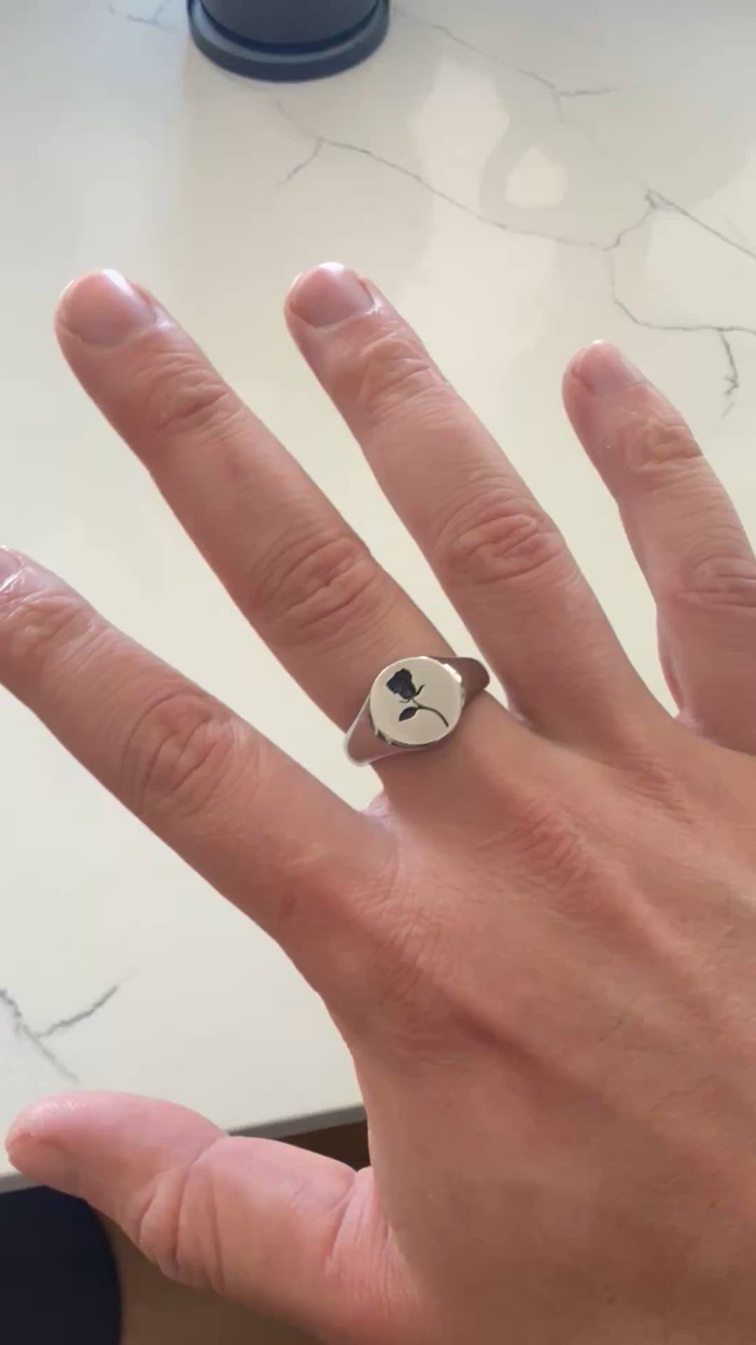 Heritage Rose Signet Ring