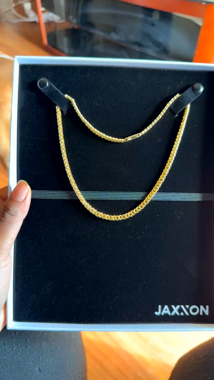 Youth Iced Out Cuban Link Chain 5mm