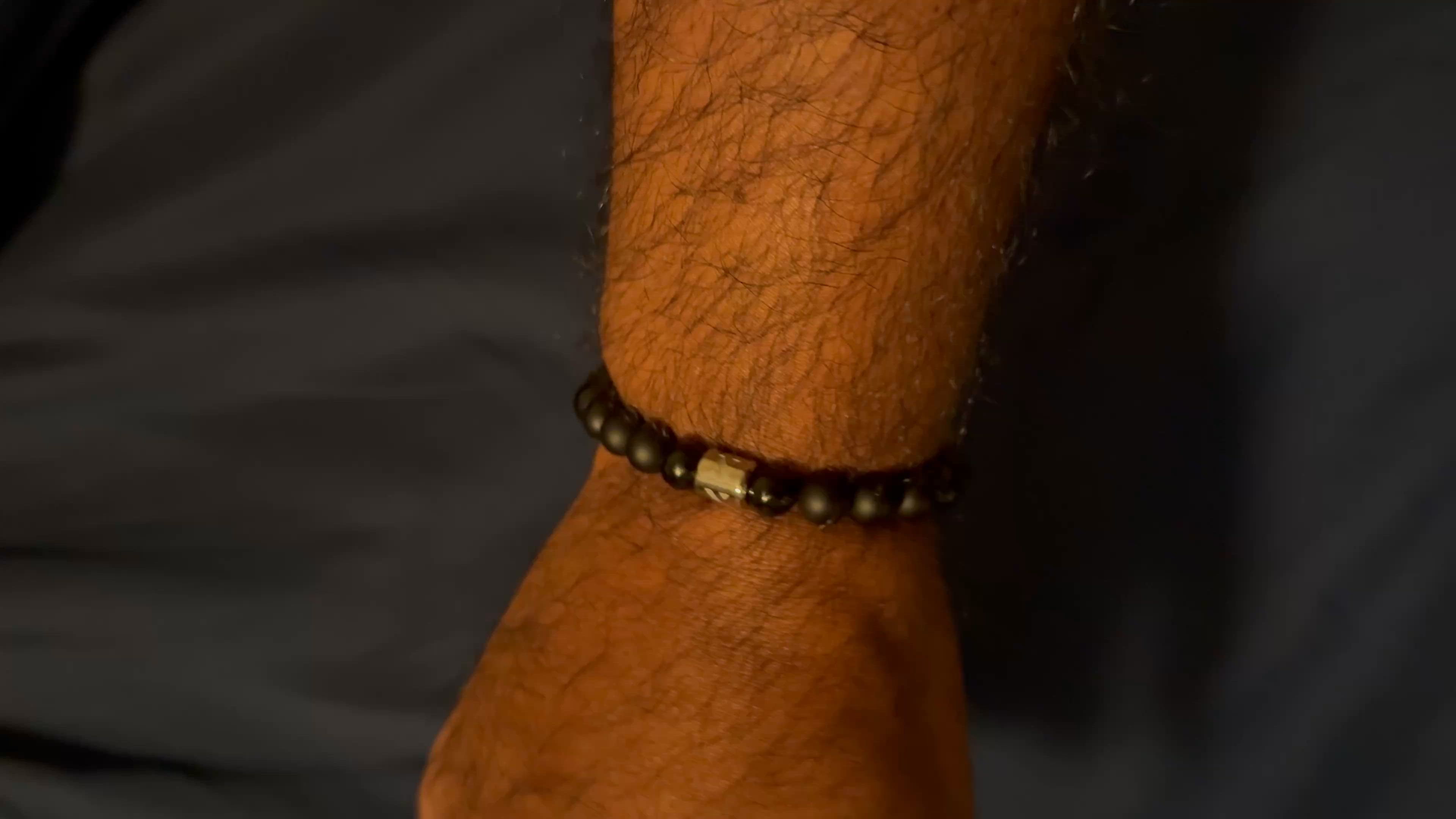 Hidden Hills Beaded Bracelet Silver