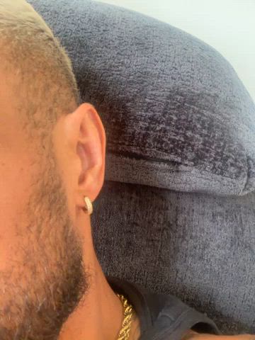 Iced Out Hoop Earrings - Gold