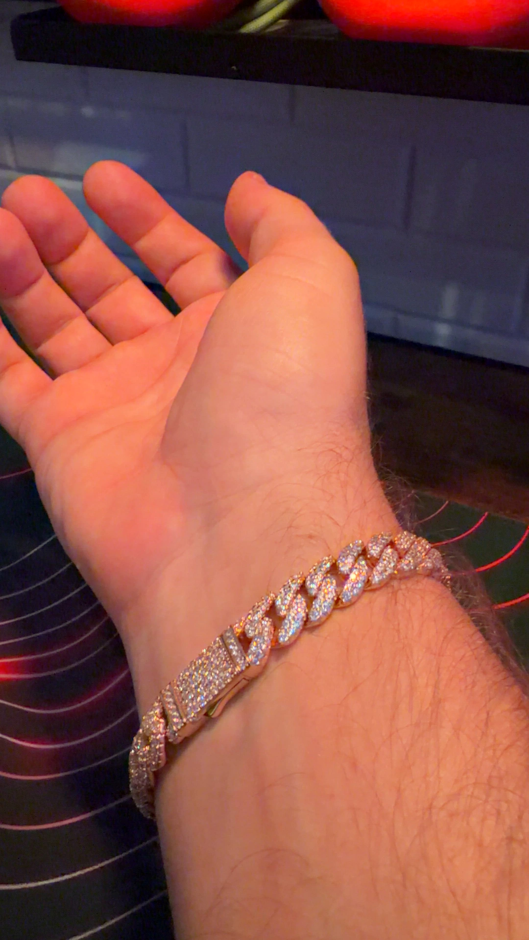 Iced Out Cuban Link Bracelet 10mm