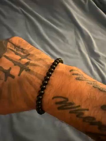 Onyx Beaded Bracelet Black