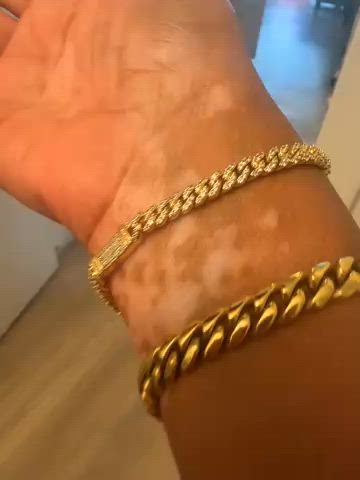 Women's Iced Out Cuban Link Bracelet 5mm