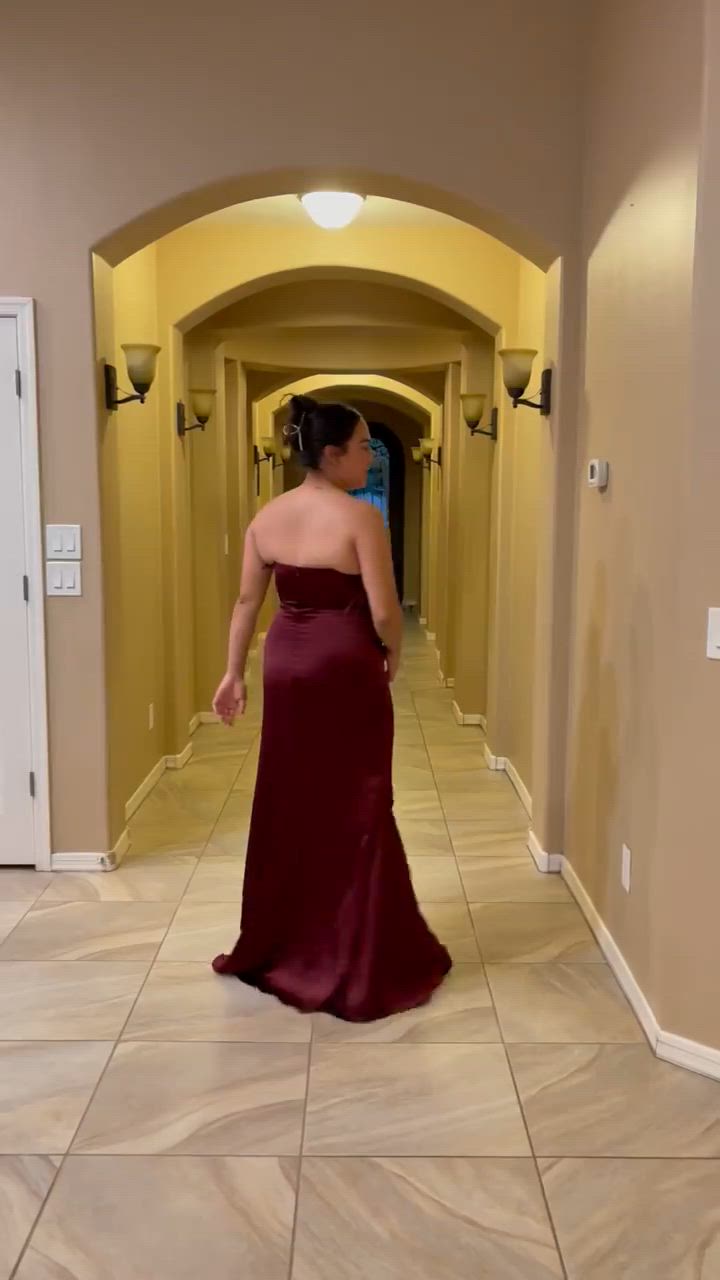 Ariel Convertible Satin Dress