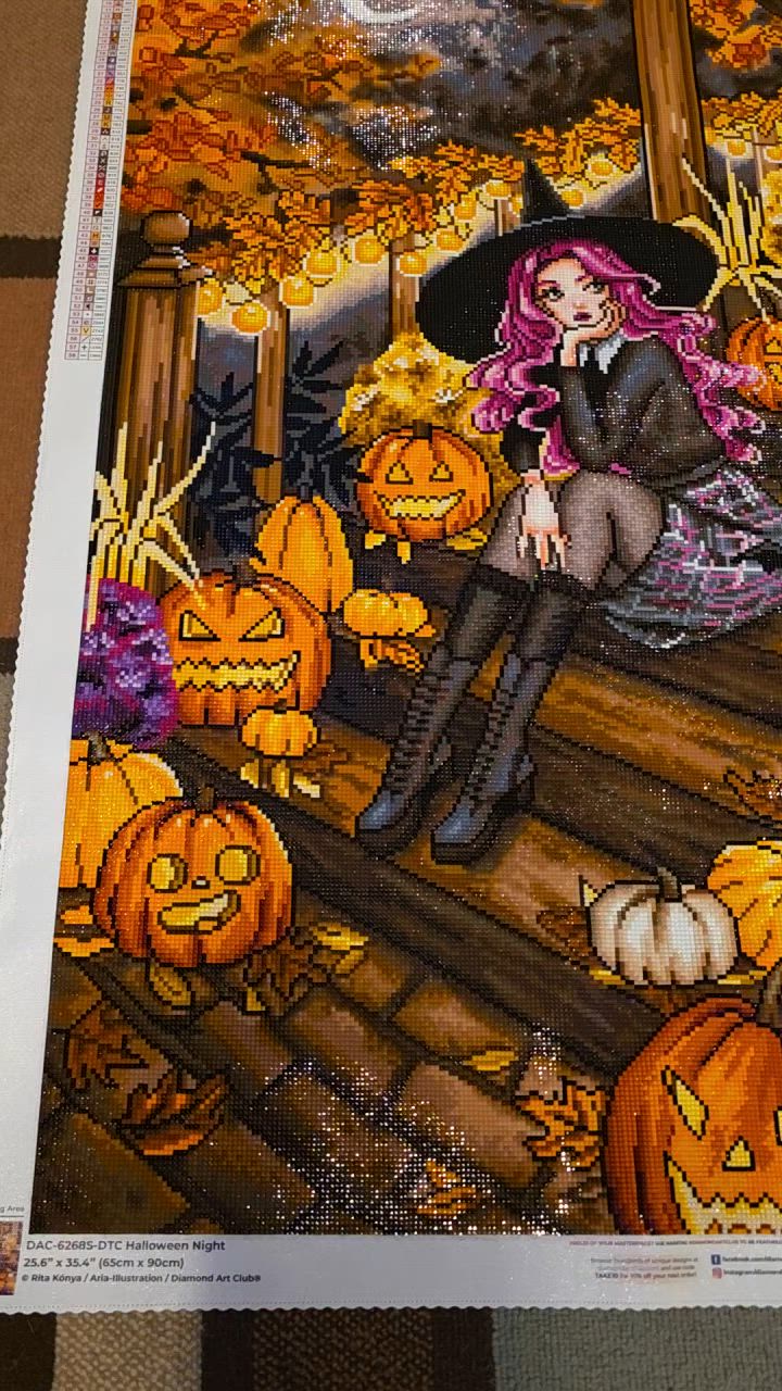 ハロウィン・ナイト ダイヤモンドアートキット – Diamond Art Club