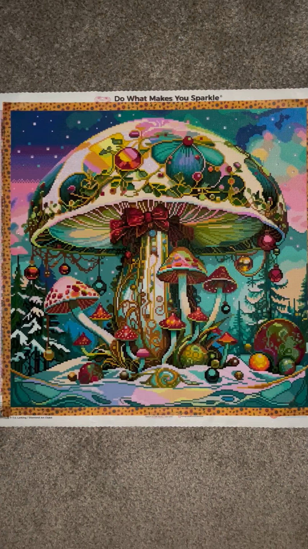 Yuletide Enchanted Mushroom – Diamond Art Club