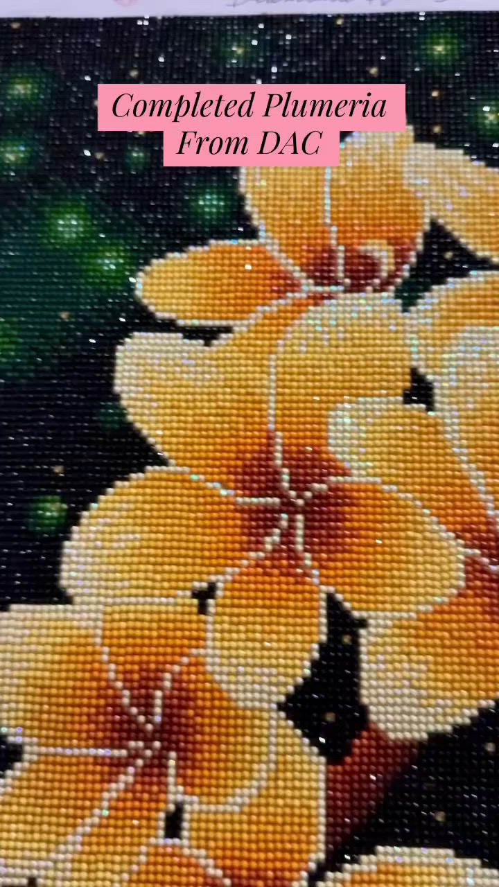 Plumeria Diamond Painting Kit – Diamond Art Club