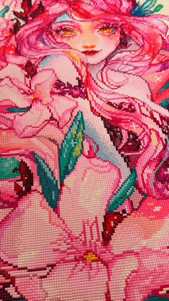 オレアンダー ダイヤモンドペインティングキット – Diamond Art Club
