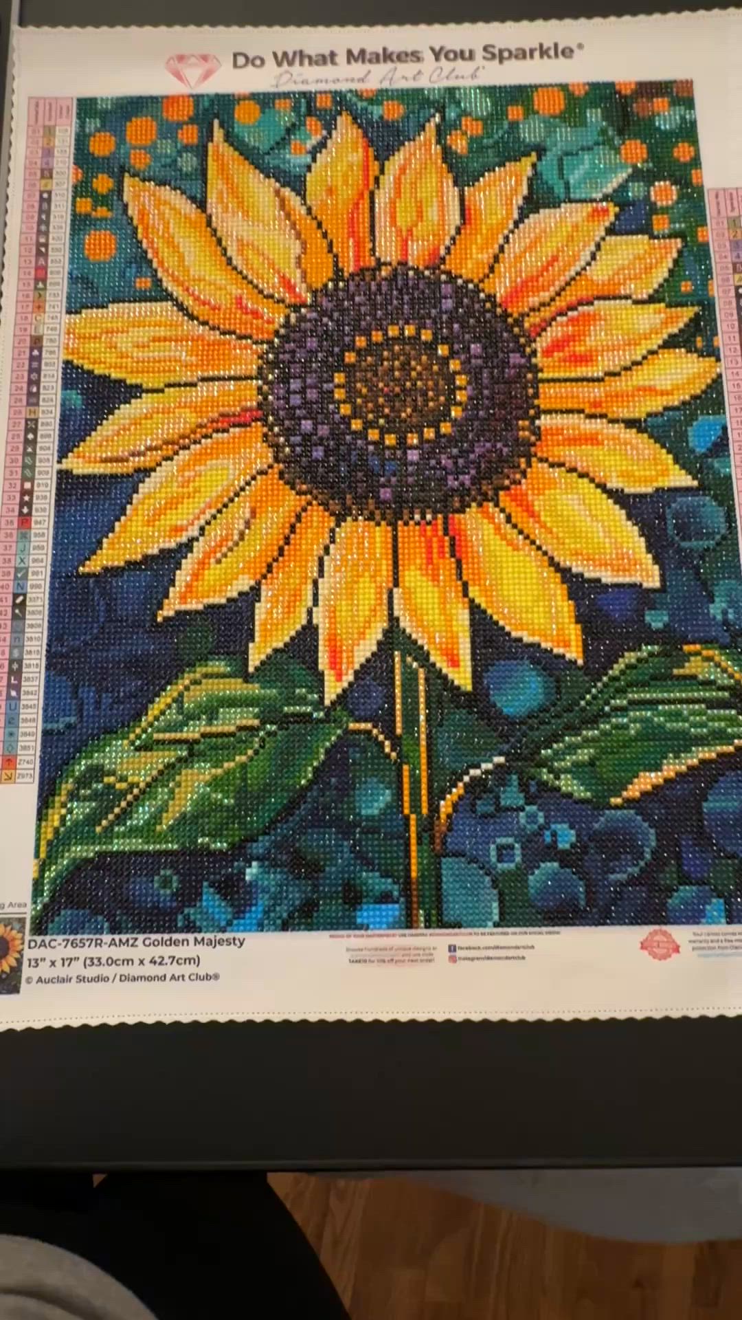 Golden Majesty Diamond Art Kit | Diamond Art Club