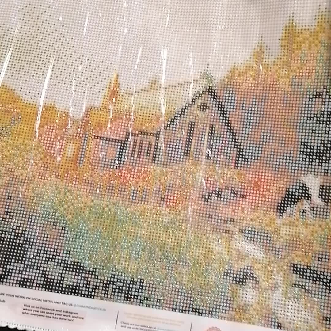 Country Church Diamond Painting Kit – Diamond Art Club
