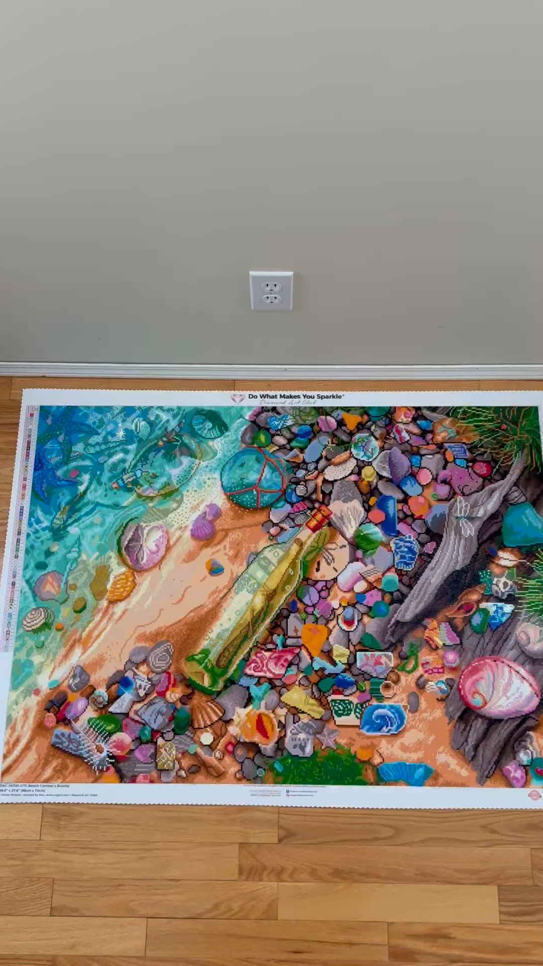 Beachcomber's Bounty Diamond Art Painting | Diamond Art Club