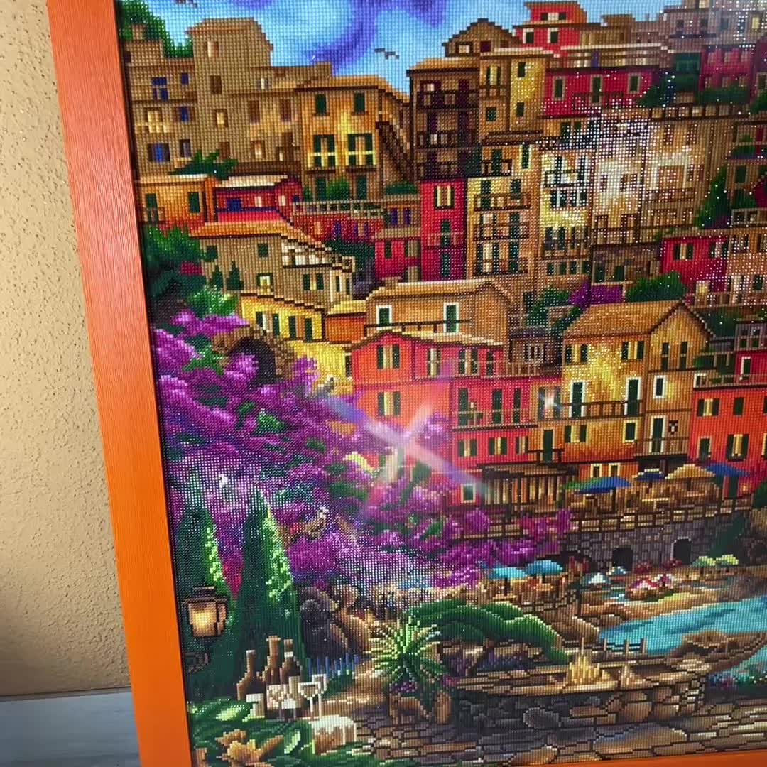その他 DAC A Beautiful Day at Cinque Terre A Beautiful Day at Cinque Terre – Diamond Art Club