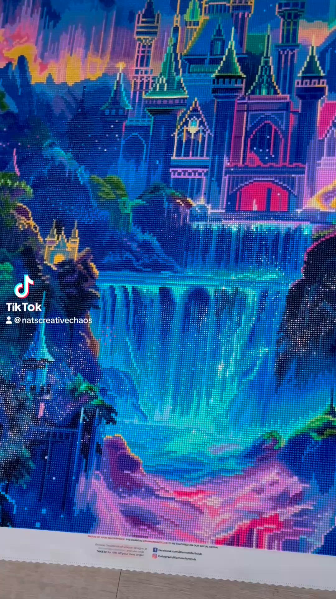 その他 Diamond Art Club Elven Castle Elven Castle Diamond Painting Kit – Diamond Art Club