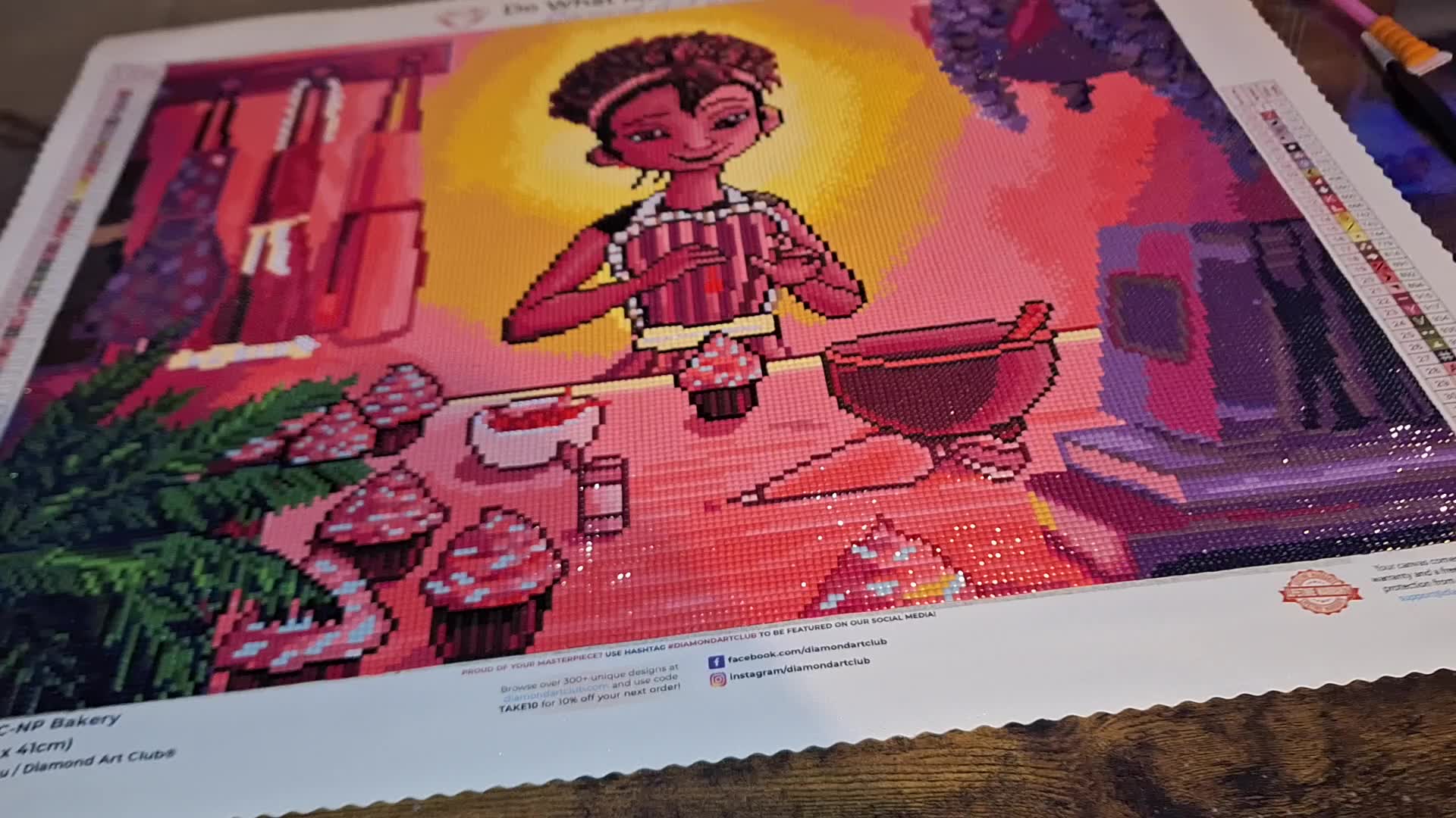 ダイヤモンドアートクラブ Cupcake Bakery キット Cupcake Bakery – Diamond Art Club