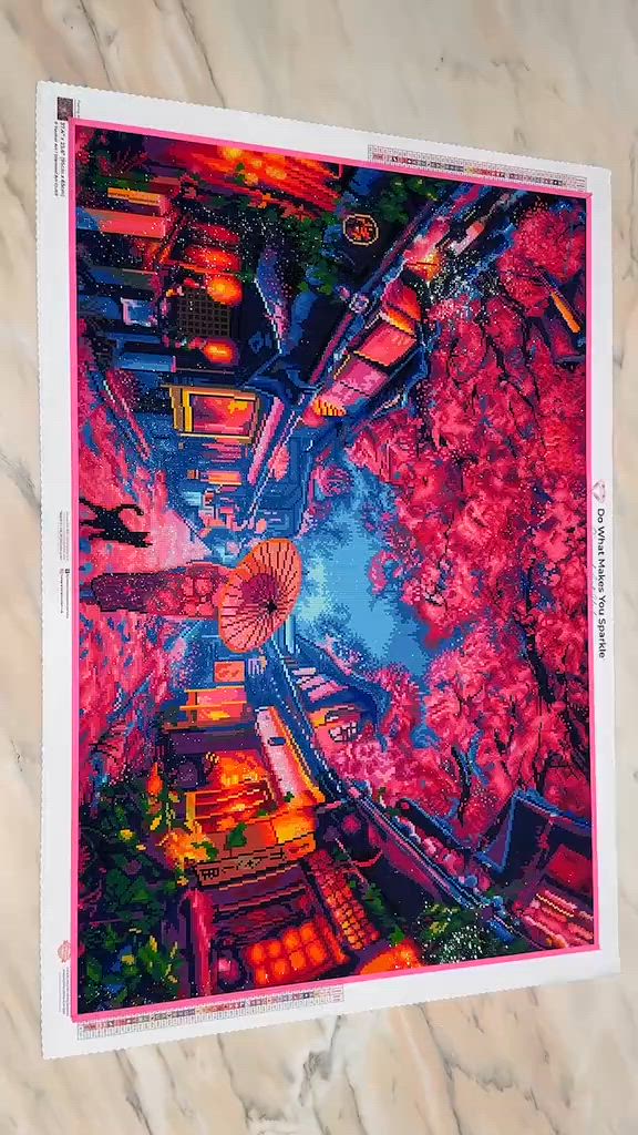 桜まつり ダイヤモンドペインティングキット – Diamond Art Club