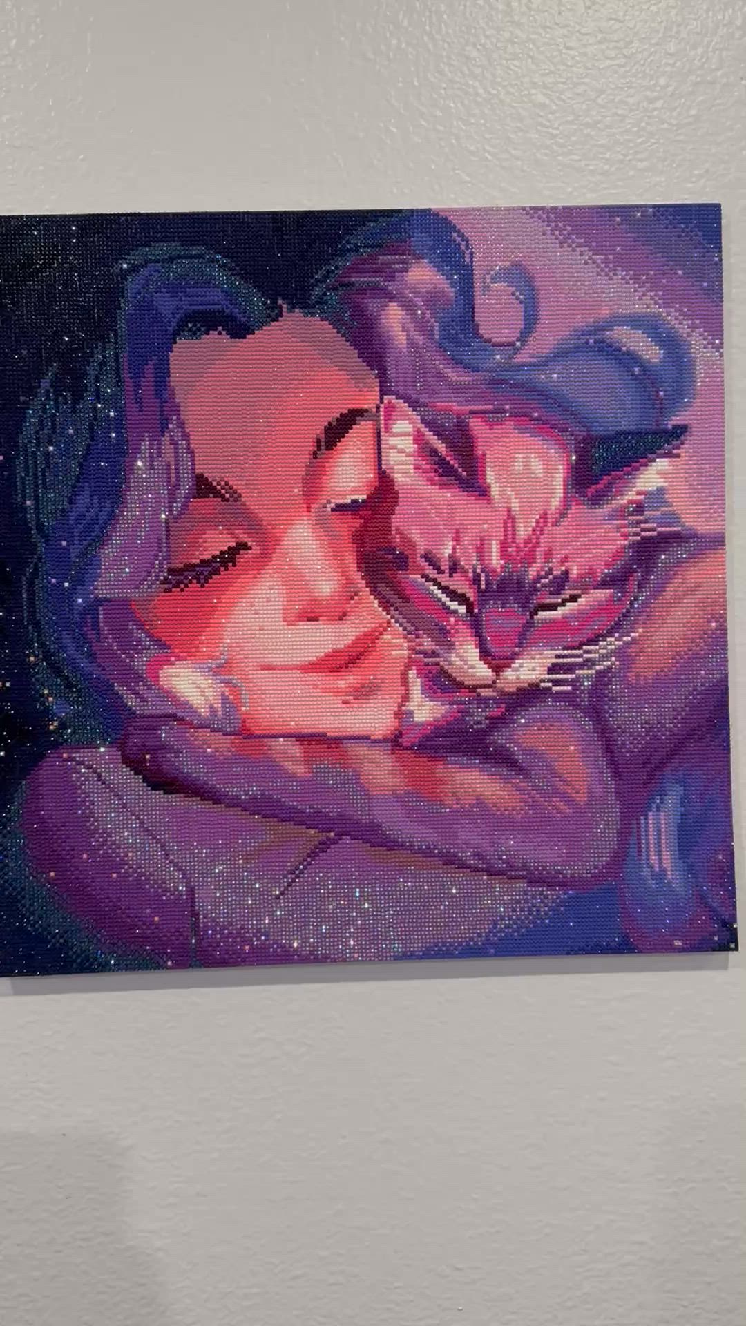 猫の癒やし ダイヤモンドアートキット – Diamond Art Club