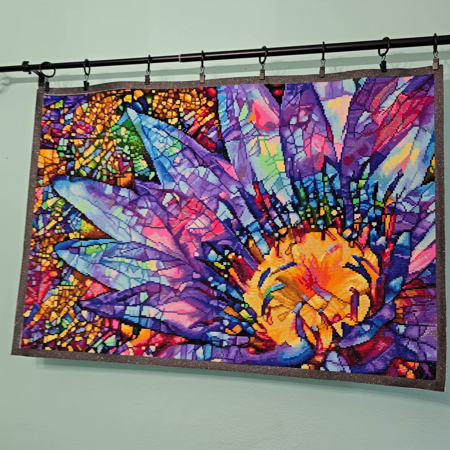 Clematis Stained Glass – Diamond Art Club