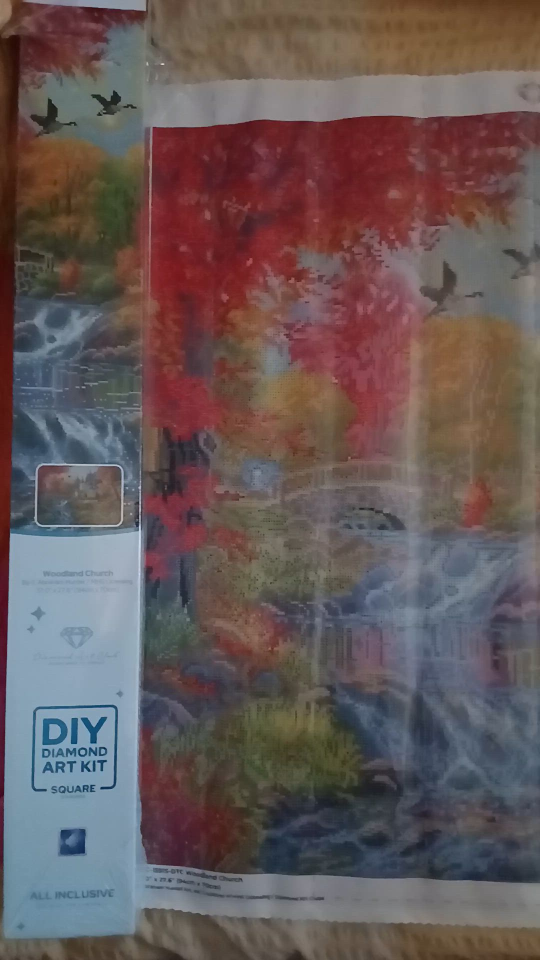 Woodland Church Diamond Painting Kit – Diamond Art Club