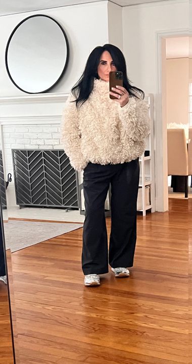 CANTATE カンタータ Fluffy Flight Pullover Amazon.com: Women Sherpa Fleece Hoodie Hooded Sweatshirt