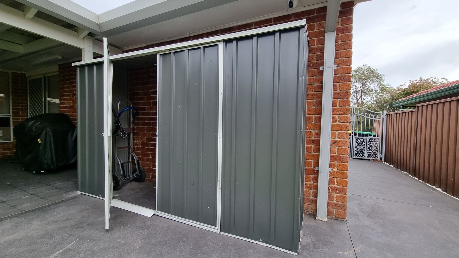 EasyShed | Off The Wall Garden Shed 3m (w) x 0.78m (d) x 1.95m (h ...