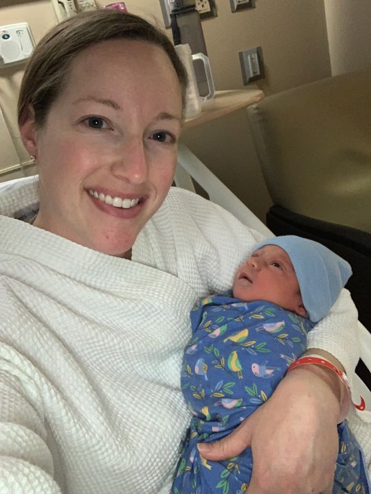 Knit Swaddle Blanket Aspen Copper Pearl