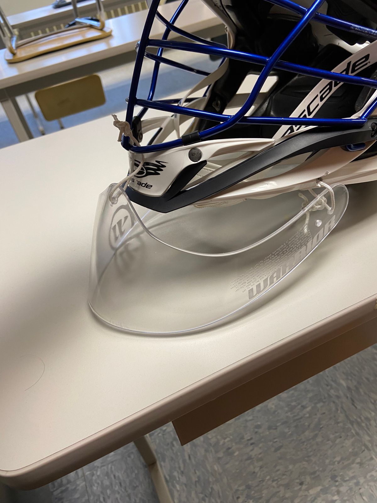 Warrior Lacrosse Helmet Goalie Throat Guard