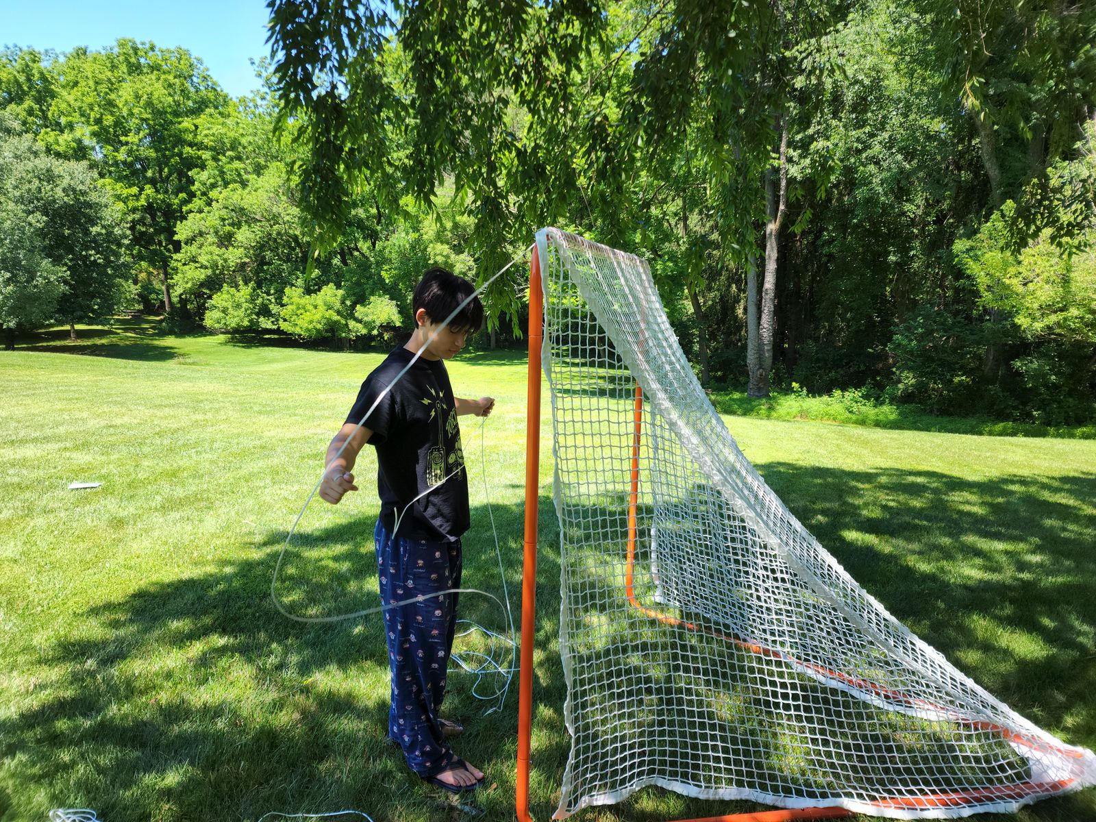 Maverik Backyard Practice Lacrosse Goal with 4mm Net