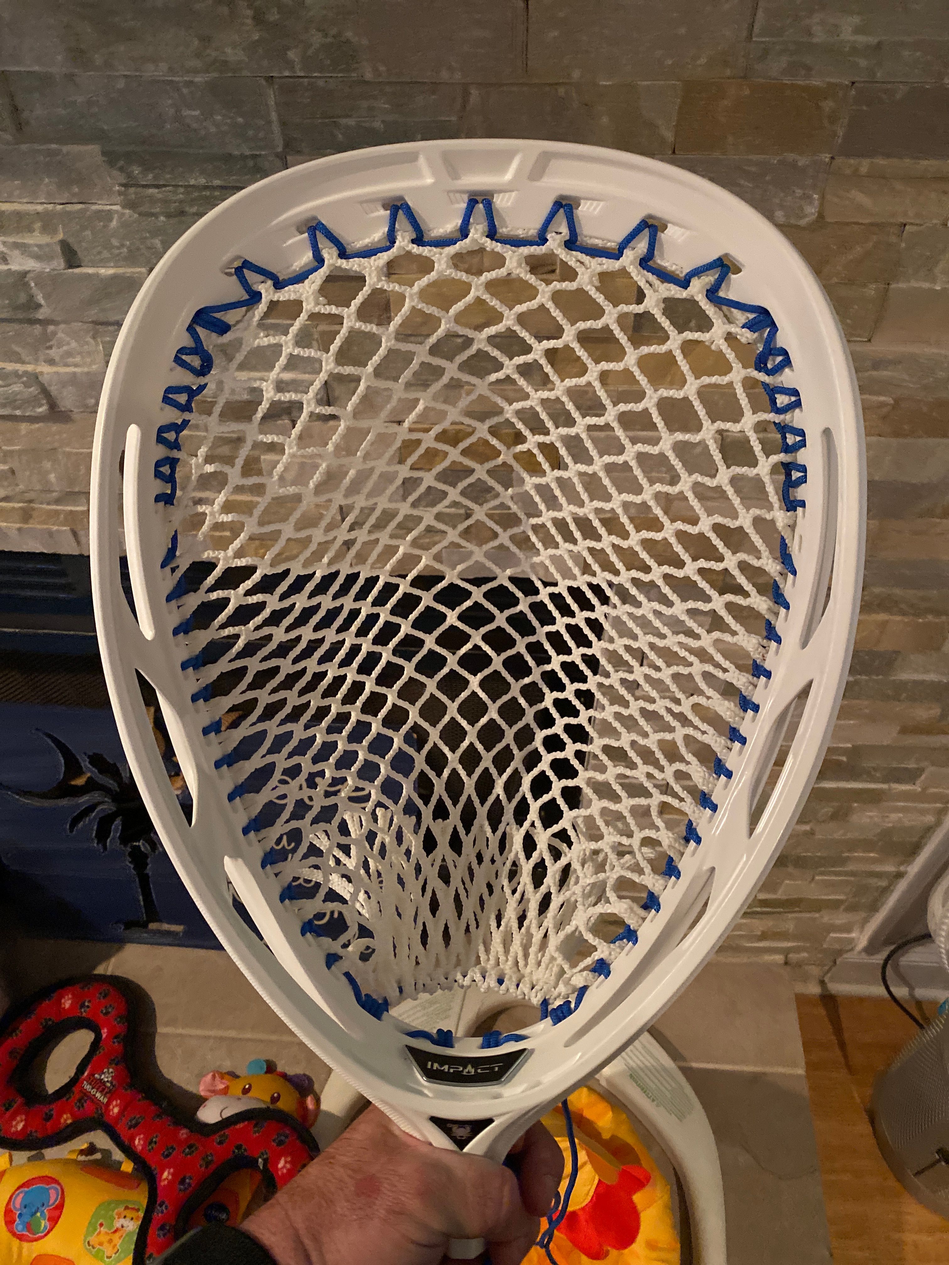thumbnail image 2 of ECD Lacrosse Impact 12D Goalie Mesh - Semi-Soft | Lacrosse Unlimited 2 of 9