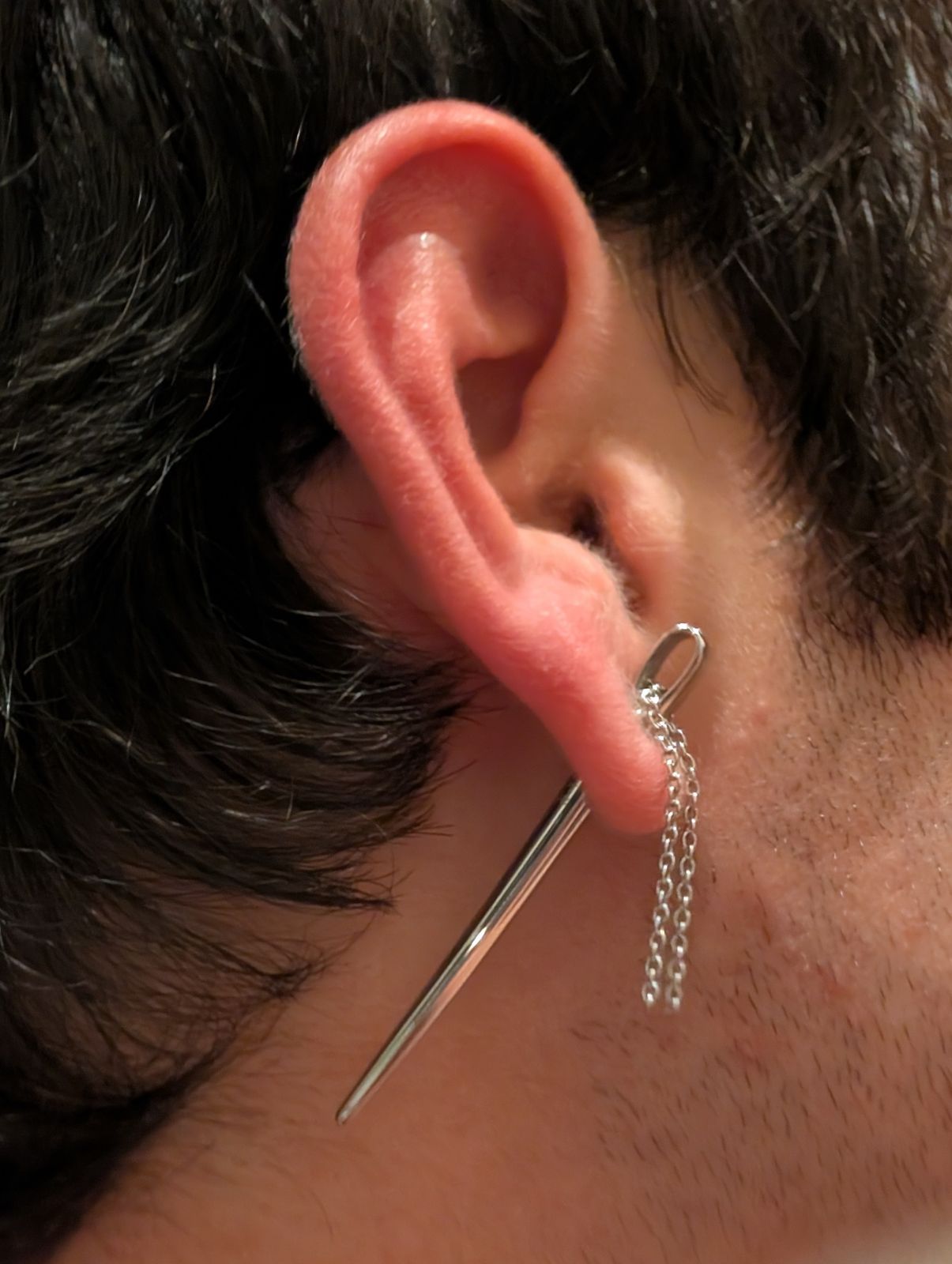 Sewing Needle Piercing Ears With Needle At Home Piercing Kit How