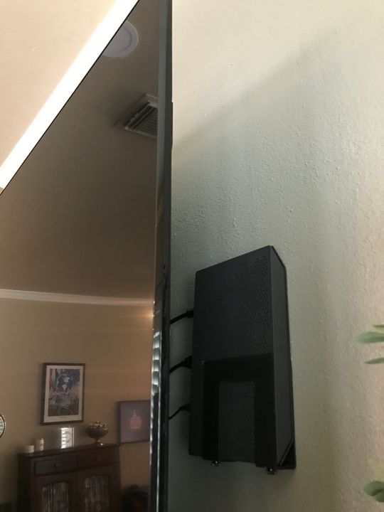 Small Cable Box Wall Mount Small HIDEit Mount for TV Settop Boxes