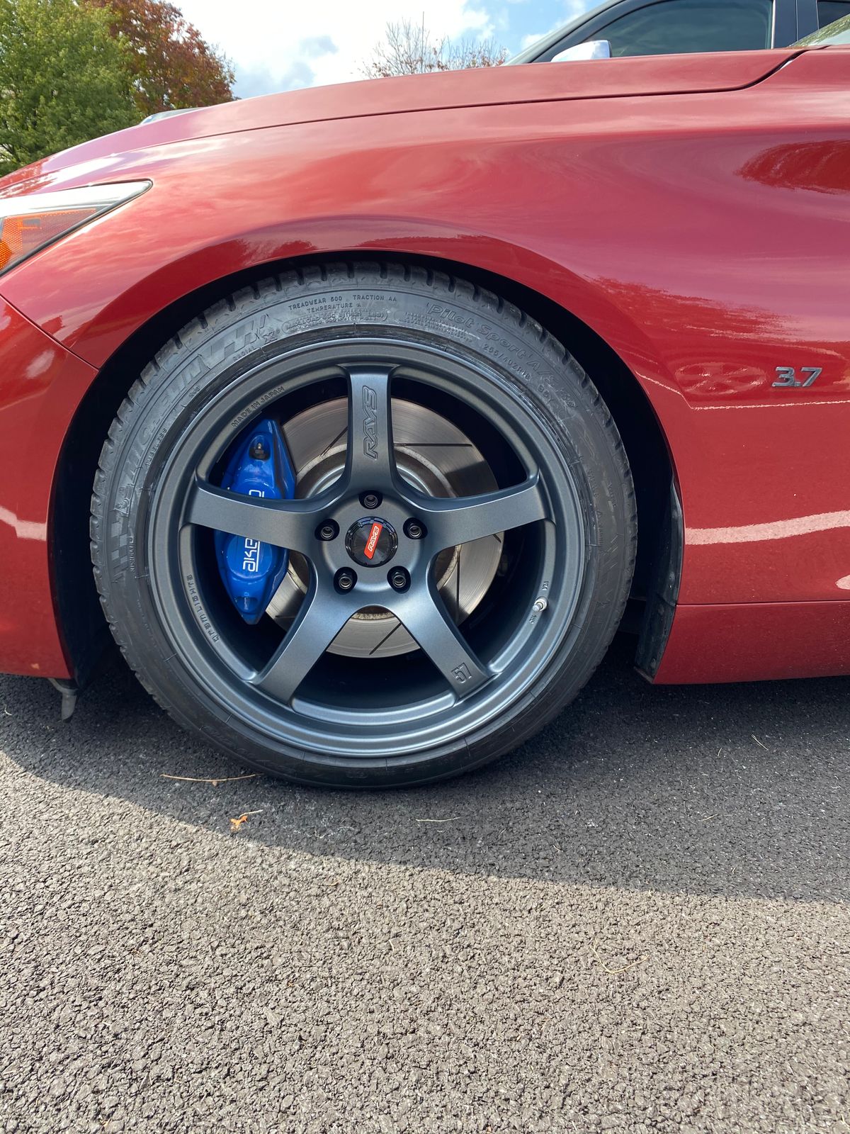 18x10.5 Gram Lights 57CR +22 5X114.3 Gun Blue 2 main image 1